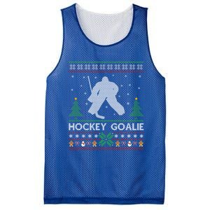 Hockey Goaltender Lover Ugly Hockey Goaltender Christmas Funny Gift Mesh Reversible Basketball Jersey Tank