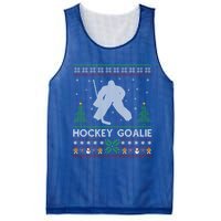 Hockey Goaltender Lover Ugly Hockey Goaltender Christmas Funny Gift Mesh Reversible Basketball Jersey Tank