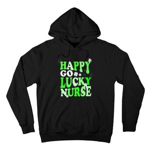 Happy Go Lucky Nurse St Patricks Day Hoodie