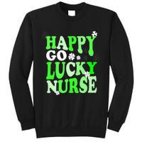 Happy Go Lucky Nurse St Patricks Day Sweatshirt