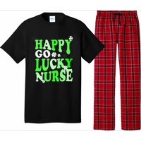 Happy Go Lucky Nurse St Patricks Day Pajama Set