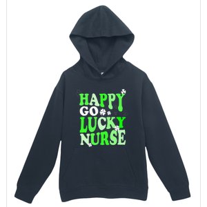 Happy Go Lucky Nurse St Patricks Day Urban Pullover Hoodie