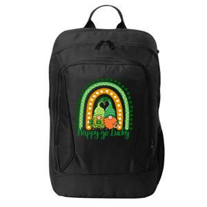 Happy Go Lucky Gnomes St Patrick's Day Gift City Backpack