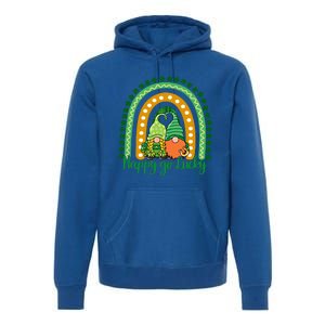 Happy Go Lucky Gnomes St Patrick's Day Gift Premium Hoodie