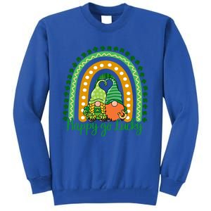 Happy Go Lucky Gnomes St Patrick's Day Gift Tall Sweatshirt