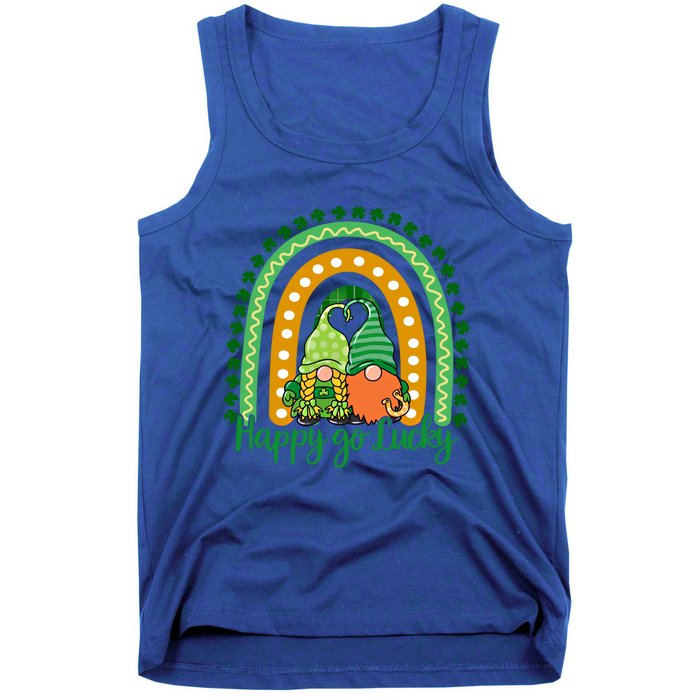 Happy Go Lucky Gnomes St Patrick's Day Gift Tank Top