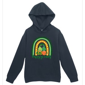 Happy Go Lucky Gnomes St Patrick's Day Gift Urban Pullover Hoodie