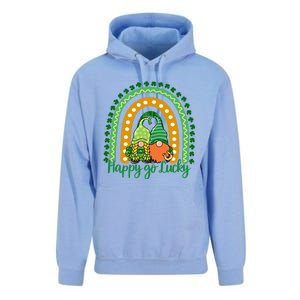 Happy Go Lucky Gnomes St Patrick's Day Gift Unisex Surf Hoodie