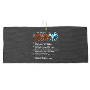 Hospital Gift Laws of Physiotherapy PT Large Microfiber Waffle Golf Towel