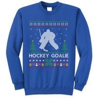 Hockey Goaltender Lover Ugly Hockey Goaltender Christmas Funny Gift Sweatshirt