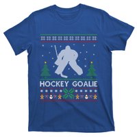 Hockey Goaltender Lover Ugly Hockey Goaltender Christmas Funny Gift T-Shirt