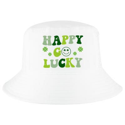 Happy Go Lucky Retro Hippie St Patrick's Day Cool Comfort Performance Bucket Hat