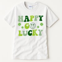 Happy Go Lucky Retro Hippie St Patrick's Day Tall T-Shirt