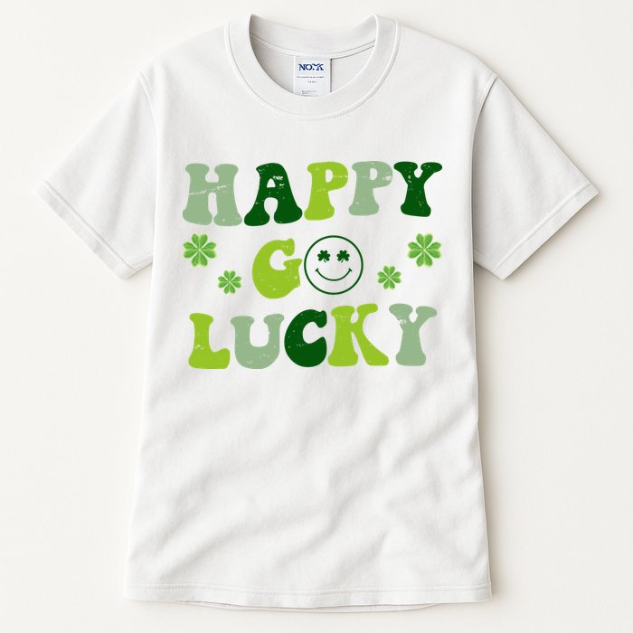 Happy Go Lucky Retro Hippie St Patrick's Day Tall T-Shirt