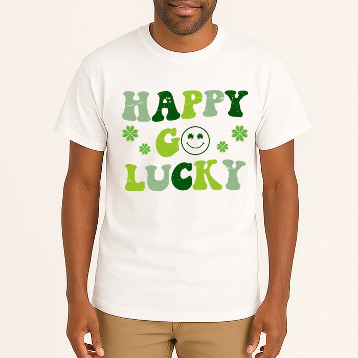 Happy Go Lucky Retro Hippie St Patrick's Day Tall T-Shirt
