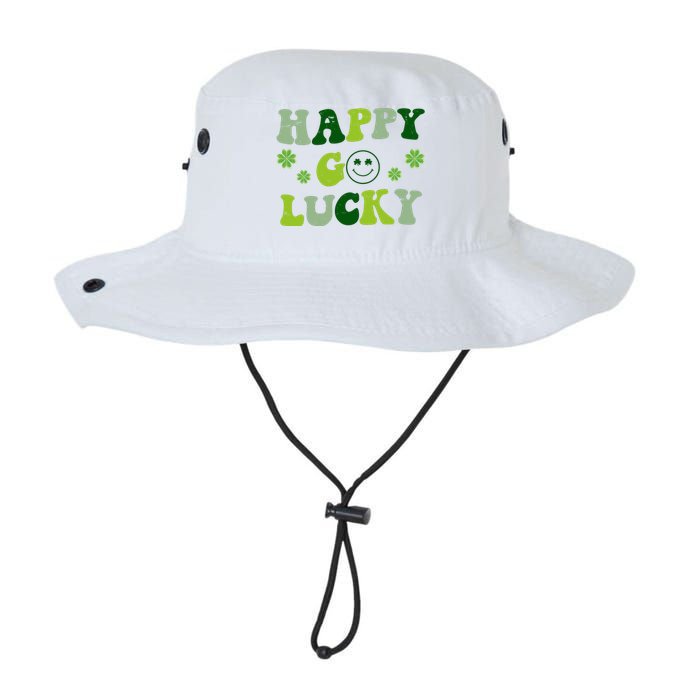 Happy Go Lucky Retro Hippie St Patrick's Day Legacy Cool Fit Booney Bucket Hat