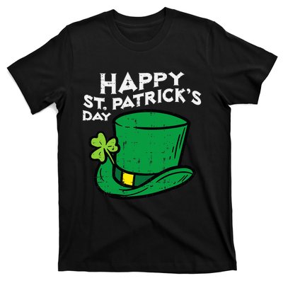 Happy Go Lucky St Patricks Day Leprechaun Hat T-Shirt