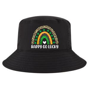 Happy Go Lucky St Patricks Day Rainbow Lucky Clover Shamrock Gift Cool Comfort Performance Bucket Hat