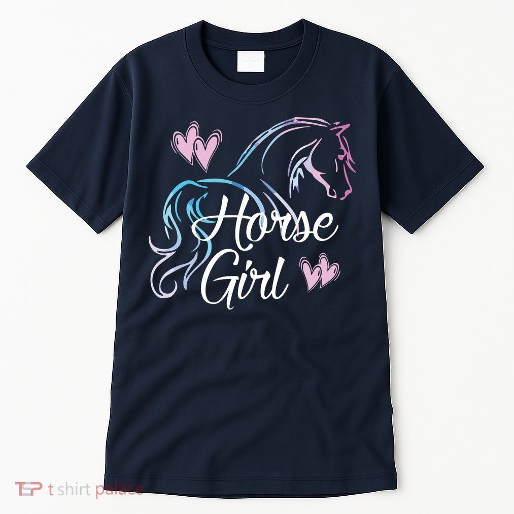 HORSE GIRL Love Horses Riding Rider Women Gift Tall T-Shirt