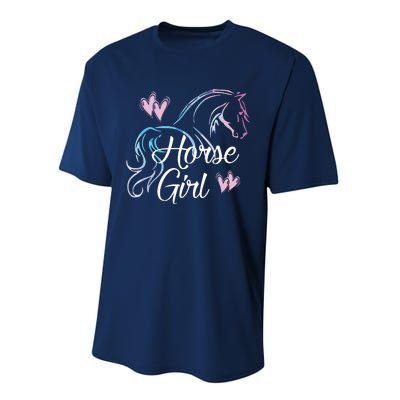 HORSE GIRL Love Horses Riding Rider Women Gift Performance Sprint T-Shirt