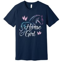 HORSE GIRL Love Horses Riding Rider Women Gift Premium T-Shirt