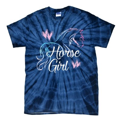 HORSE GIRL Love Horses Riding Rider Women Gift Tie-Dye T-Shirt