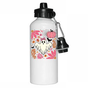 Halloween Ghost Leopard Pumpkin Cute Ghoul Aluminum Water Bottle