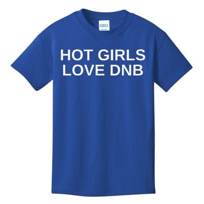 Hot Girl Love Dnb Rave Techno Dj Drum And Bass Kids T-Shirt