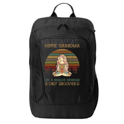 Hippie Grandma Like A Regular Grandma Vintage City Backpack