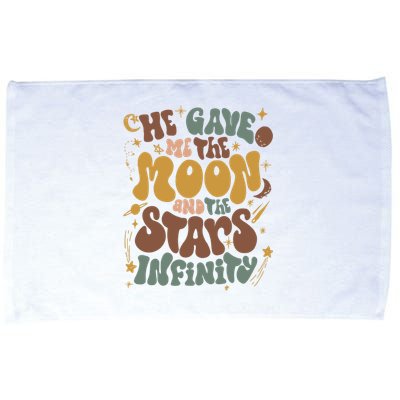 He Gave Me The Moon And The Stars Infinity Belly And Conrad Infinity Microfiber Hand Towel