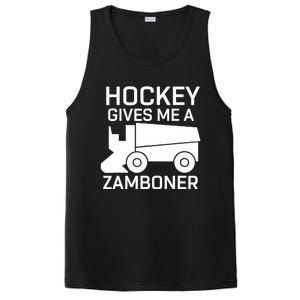 Hockey Gives Me A Zamboner Funny Hockey PosiCharge Competitor Tank