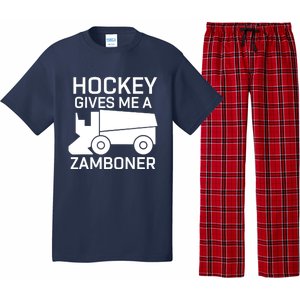 Hockey Gives Me A Zamboner Funny Hockey Pajama Set