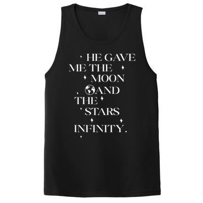 He Gave Me The Moon And The Stars Infinity Belly And Conrad Infinity PosiCharge Competitor Tank