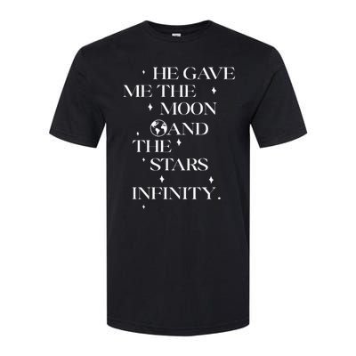 He Gave Me The Moon And The Stars Infinity Belly And Conrad Infinity Softstyle CVC T-Shirt