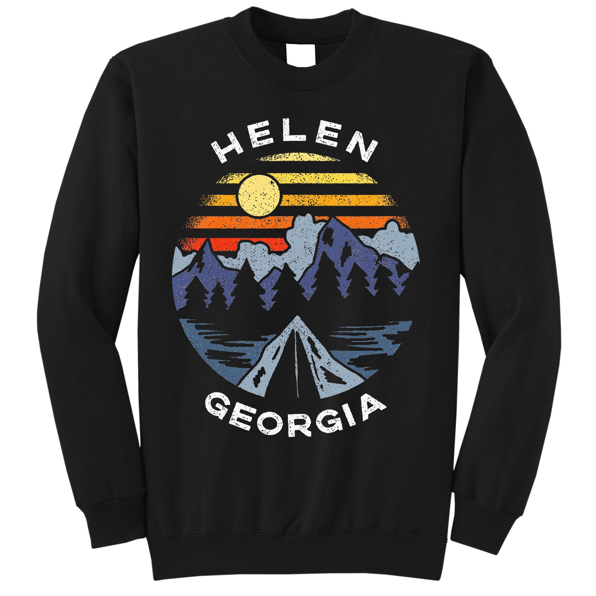 Helen Georgia Mountains Lake Ga Vacation Souvenir Sweatshirt