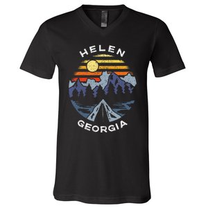 Helen Georgia Mountains Lake Ga Vacation Souvenir V-Neck T-Shirt