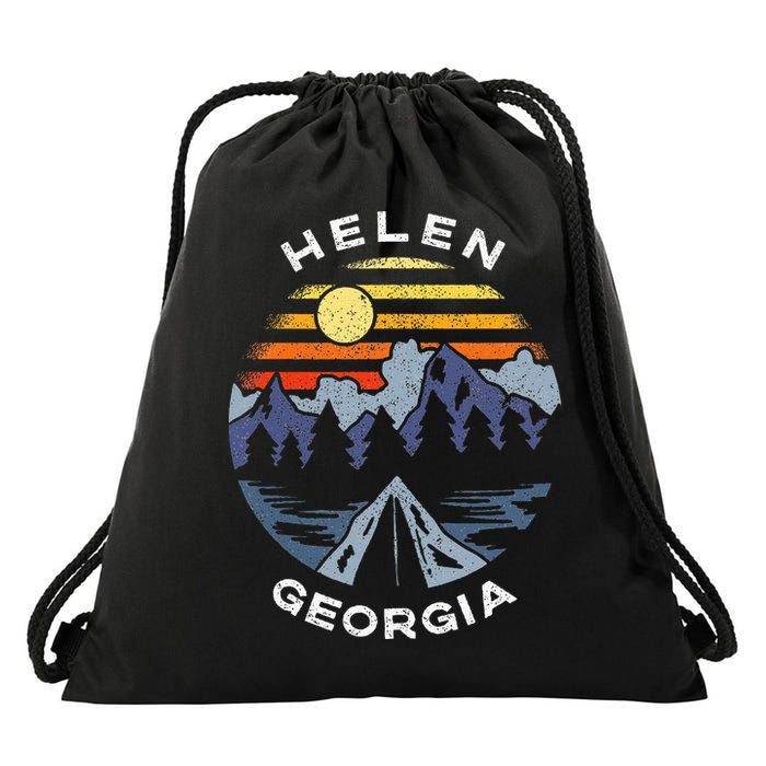 Helen Georgia Mountains Lake Ga Vacation Souvenir Drawstring Bag