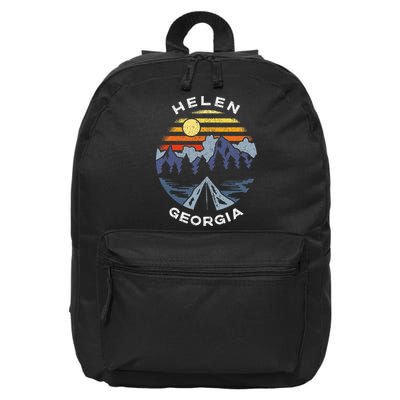 Helen Georgia Mountains Lake Ga Vacation Souvenir 16 in Basic Backpack