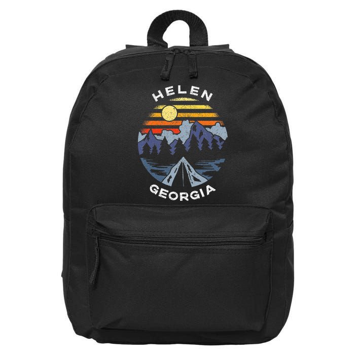 Helen Georgia Mountains Lake Ga Vacation Souvenir 16 in Basic Backpack
