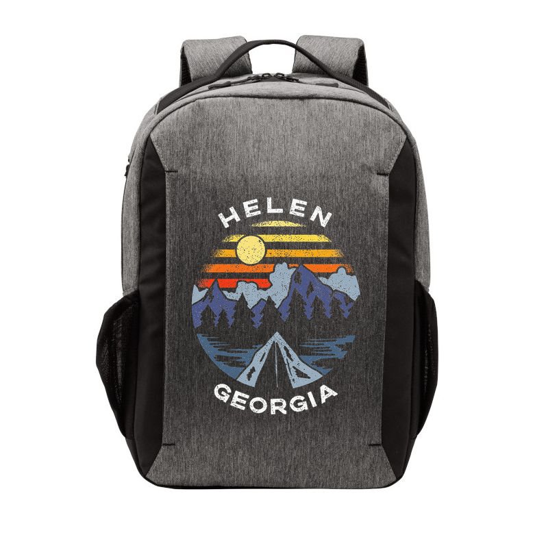 Helen Georgia Mountains Lake Ga Vacation Souvenir Vector Backpack