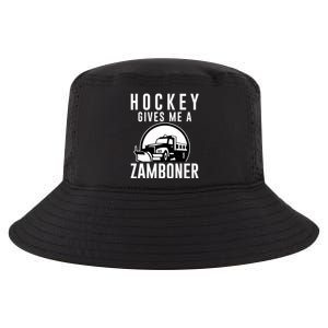 Hockey Gives Me A Zamboner Funny Hockey Player Fan Lover Hit Gift Cool Comfort Performance Bucket Hat