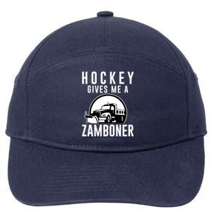 Hockey Gives Me A Zamboner Funny Hockey Player Fan Lover Hit Gift 7-Panel Snapback Hat