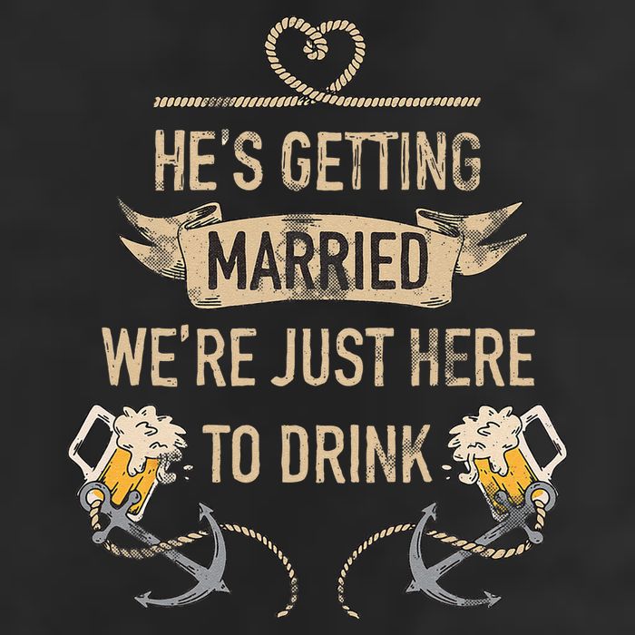 Hes Getting Married Funny Groomsmen Bachelor Party 25L Jumbo Tote