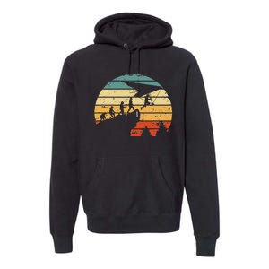 Hang Glider Motiv Evolution Hang Gliding Premium Hoodie