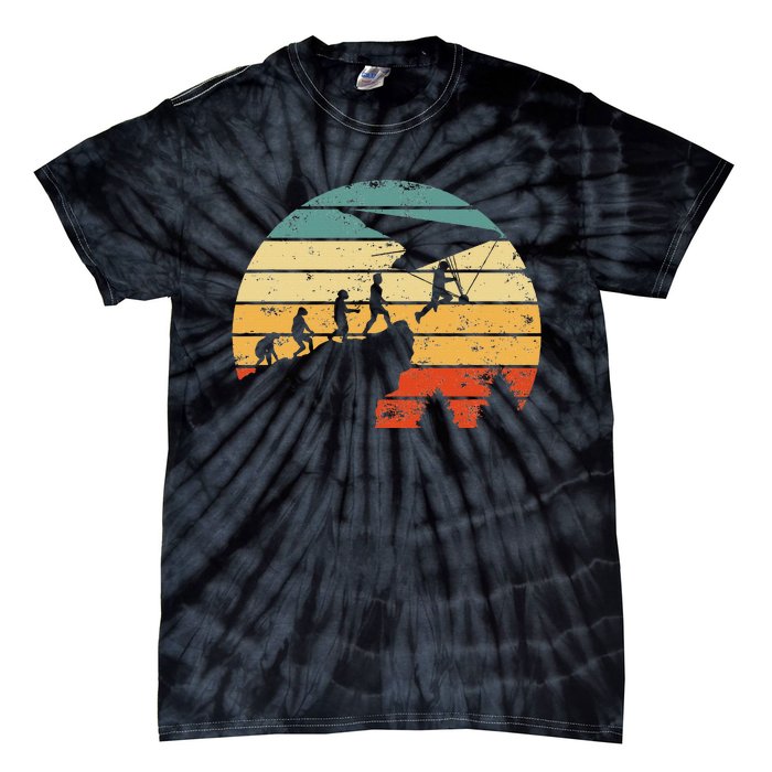 Hang Glider Motiv Evolution Hang Gliding Tie-Dye T-Shirt