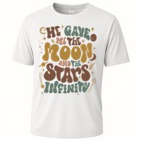 He Gave Me The Moon And The Stars Infinity Belly And Conrad Infinity Cooling Performance Crew T-Shirt