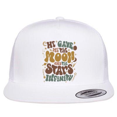 He Gave Me The Moon And The Stars Infinity Belly And Conrad Infinity Flat Bill Trucker Hat