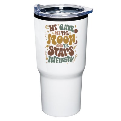 He Gave Me The Moon And The Stars Infinity Belly And Conrad Infinity Tumbler