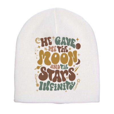 He Gave Me The Moon And The Stars Infinity Belly And Conrad Infinity Short Acrylic Beanie
