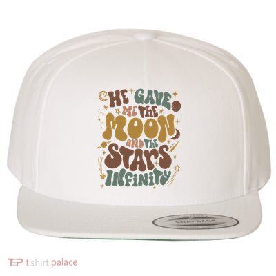 He Gave Me The Moon And The Stars Infinity Belly And Conrad Infinity Wool Snapback Cap